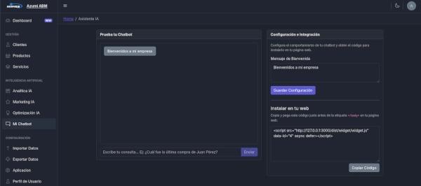 Chatbot Asistente IA